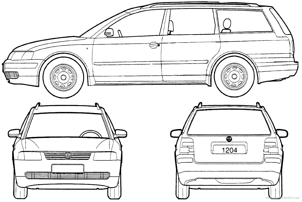 Passat Coloring Pages Volkswagen Passat Forum